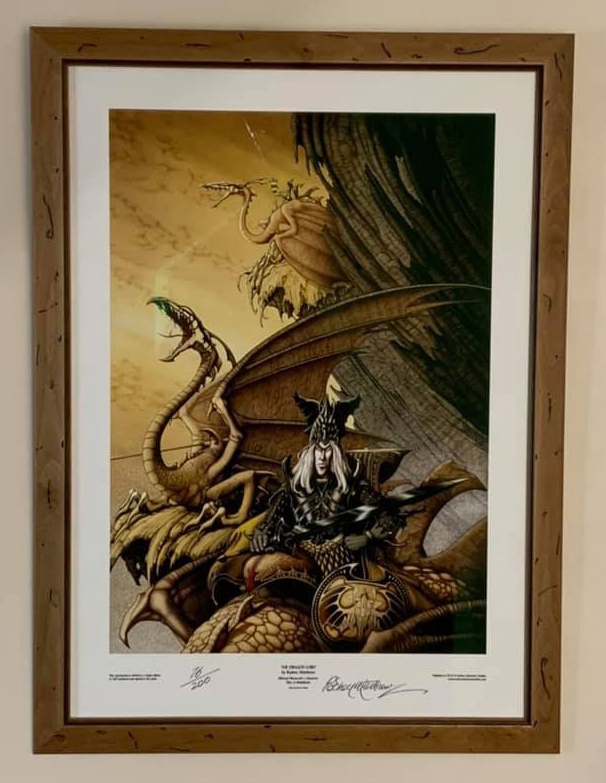 Принт картины “The Dragon Lord” из коллекции Jeremiah Cornelius.