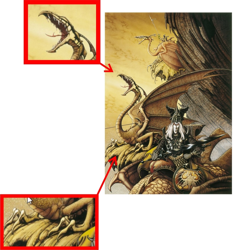 Разбор деталей картины “The Dragon Lord”